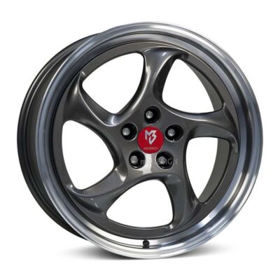 mbDesign Turbo 19" 9,5J ET40 5x114,3 Grey Shiny Polish