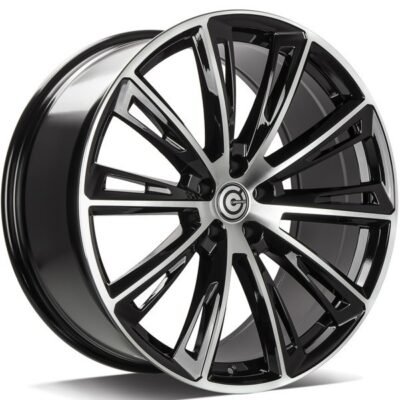 Carbonado Wall 21" 9,5J ET31 5x112 Black Front Polished