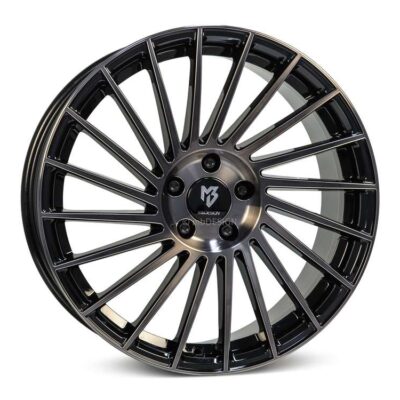mbDesign VR3 18" 7,5J ET45 5x114,3 Black Smoke Polish