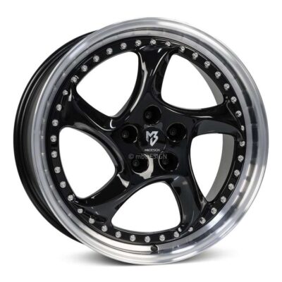 mbDesign Turbo S 19" 8,5J ET45 5x114,3 Glanzschwarz Poliert