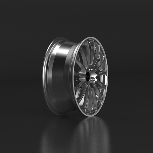 Breyton Magic CW 19" 8,5J ET52 5x112 Hyper Dark with Polished Lip - obrazek 3