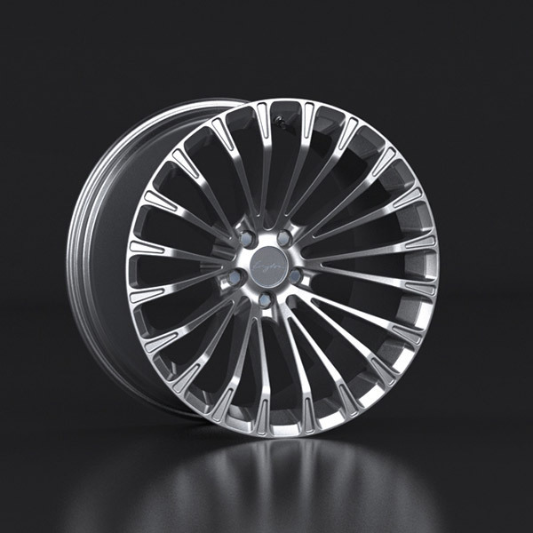 Breyton Race LS 2 20" 8,5J ET35 + 9,5J ET46 5x120 Crystal Silver - obrazek 4