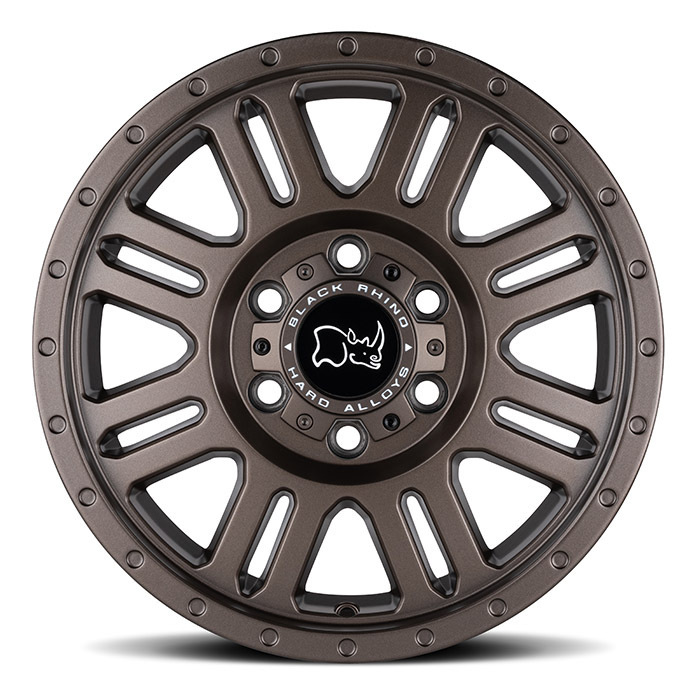 Black Rhino Yellowstone 17" 8J ET45 5x130 Matte Bronze - obrazek 3