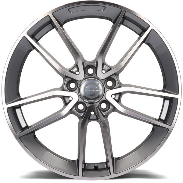 Carbonado Amazing 18" 8J ET45 5x112 Anthracite Front Polished - obrazek 3
