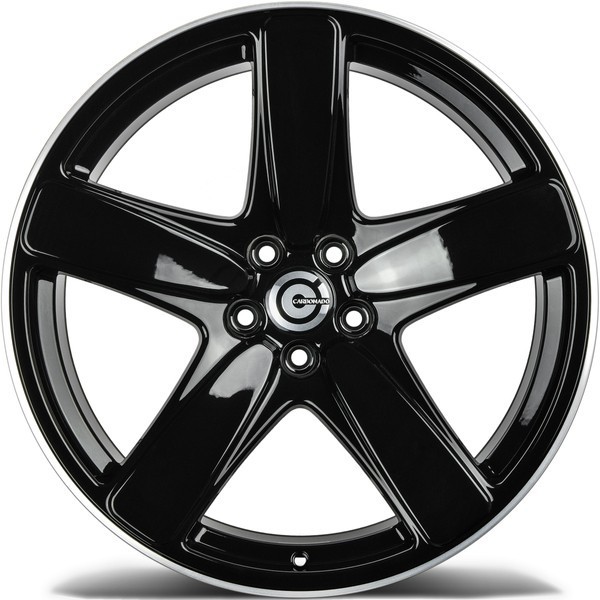 Carbonado Champion 21" 9J ET26 + 10J ET19 5x112 Black Glossy Lip Polished - obrazek 3