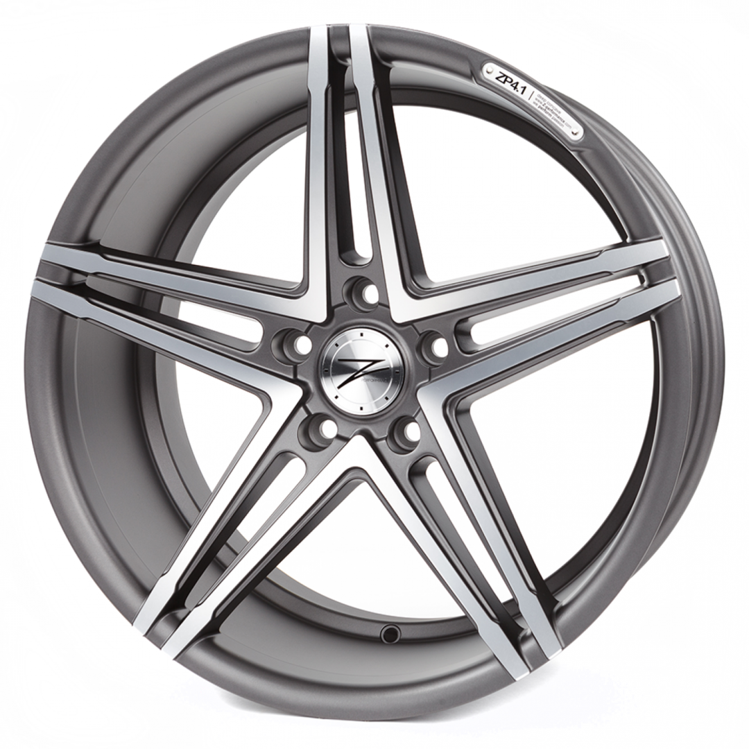 Z-Performance ZP4.1 19" 9J ET45 5x120 Matte Gunmetal Poliert - obrazek 3