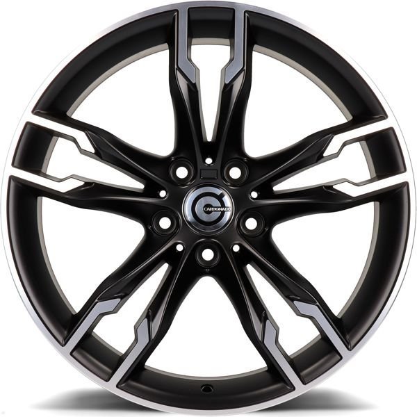Carbonado Inferno 19" 8,5J ET33 + 9,5J ET37 5x120 Matt Black Front Polished - obrazek 3