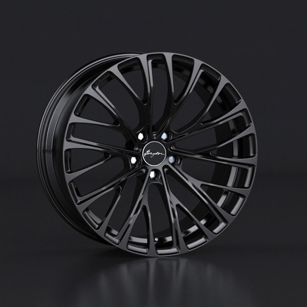 Breyton Topas 20" 8,5J ET30/ET35/ET45 + 10J ET31/ET38/ET46 5x120 Matt Black - obrazek 4