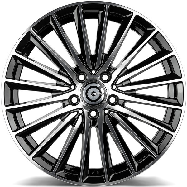 Carbonado Prestige 19" 8J ET35 + 9J ET40 5x112 Black Front Polished - obrazek 3