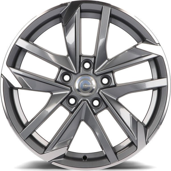 Carbonado Rennes 16' 7J ET45 5x108 Anthracite Front Polished - obrazek 3