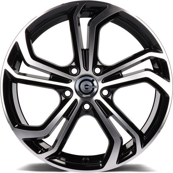 Carbonado Strength 17" 7,5J ET42 5x112 Black Front Polished - obrazek 3