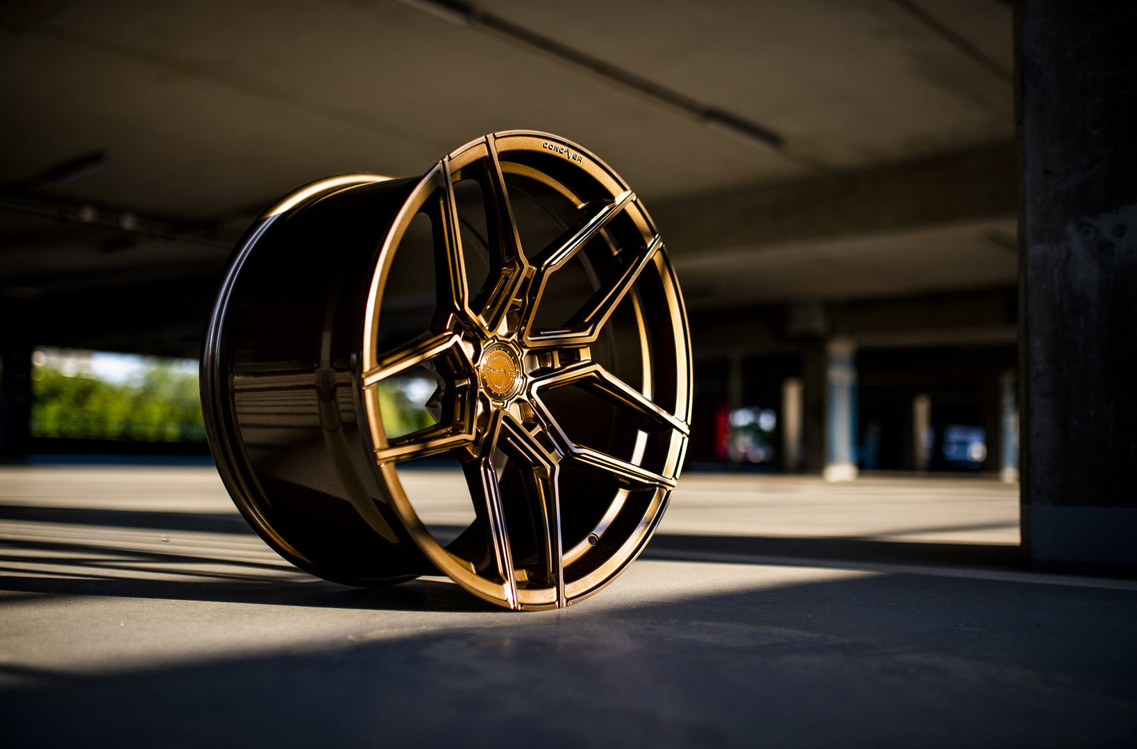 Concaver CVR5 20" 8J ET20-ET40 + 12J ET0-ET42 BLANK Brushed Bronze - obrazek 3