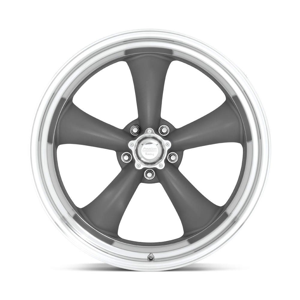 American Racing VN215 20" 10J ET6 BLANK Mag Grey w/ Machined Lip - obrazek 3