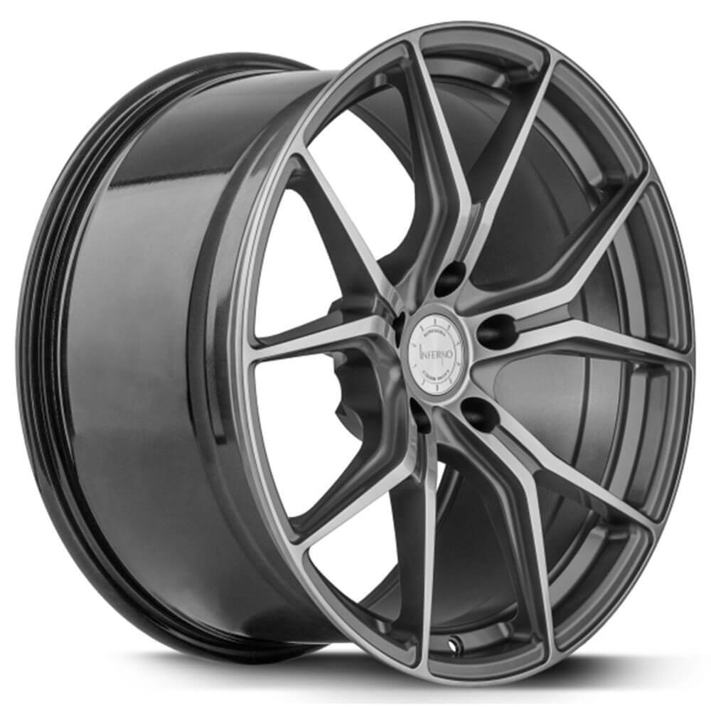 Barracuda Inferno 19" 8,5J ET37 + 9,5J ET40 5x120 Higloss Gunmetal Polished - obrazek 3