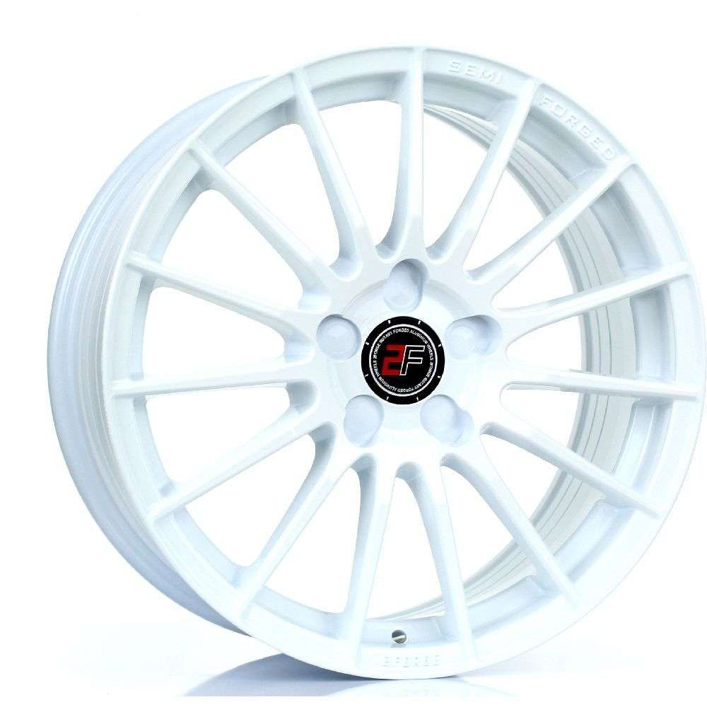 2Forge ZF1 17" 8J ET10-ET58 + 9J ET10-ET50 4x98-5x120 White