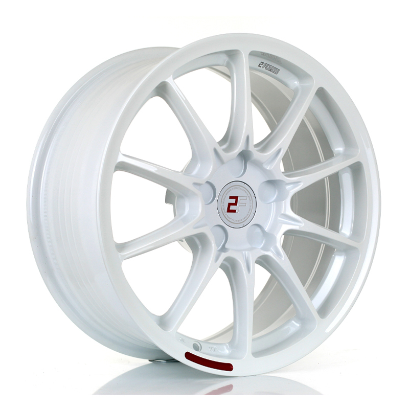 2Forge ZF8 19" 9,5J ET10-ET50 5x100-5x130 White