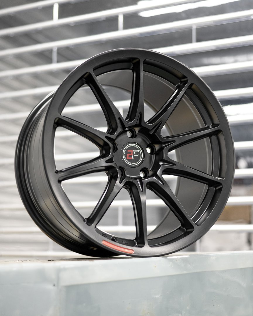 2Forge ZF8 18" 9J ET12-ET50 5x100-5x130 Gloss Gunmetal - obrazek 8