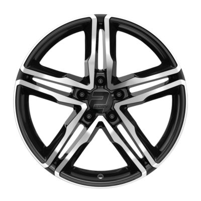 2DRV WH11 19" 8,5J ET45 5x112 Schwarz HG Pol