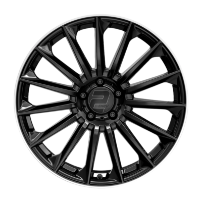 2DRV WH39 19" 8,5J ET45 5x112 Schwarz Glanzend FB Pol