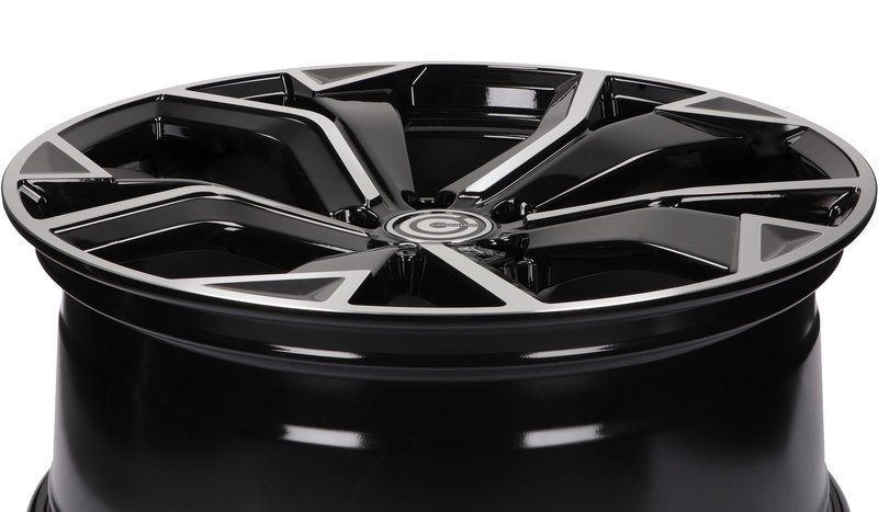 Carbonado Generous 20" 8,5J ET30 5x112 Black Front Polished - obrazek 4