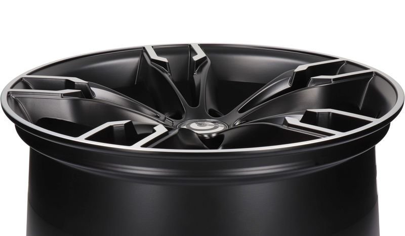 Carbonado Inferno 19" 8,5J ET33 + 9,5J ET37 5x120 Matt Black Front Polished - obrazek 4