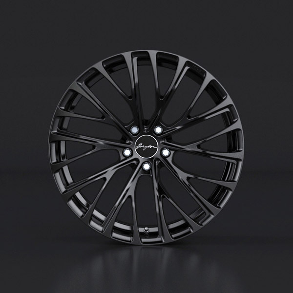 Breyton Topas 20" 8,5J ET30 + 10J ET38 5x112 Matt Black - obrazek 5