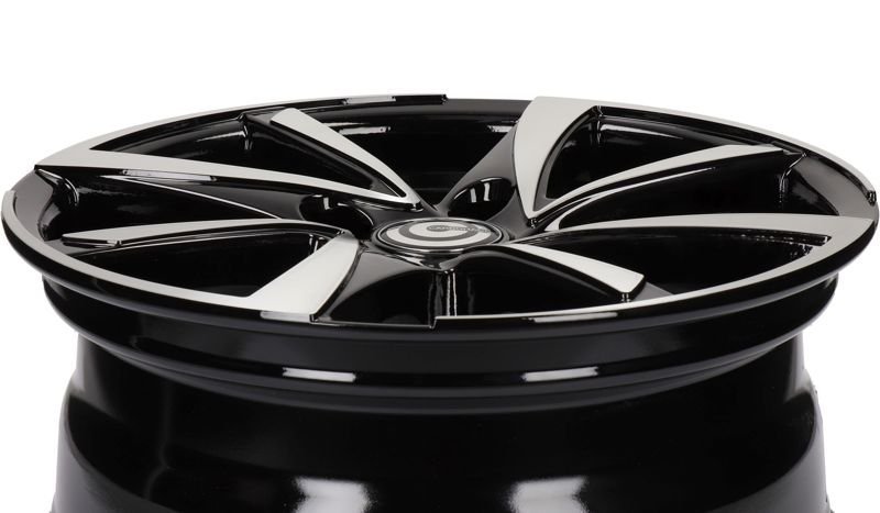 Carbonado Marseille 15" 6,5J ET25 4x108 Black Front Polished - obrazek 4