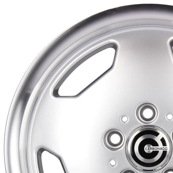 Carbonado Retro 17" 9J ET35 5x112 Diamond Hyper Silver Lip Polished - obrazek 4