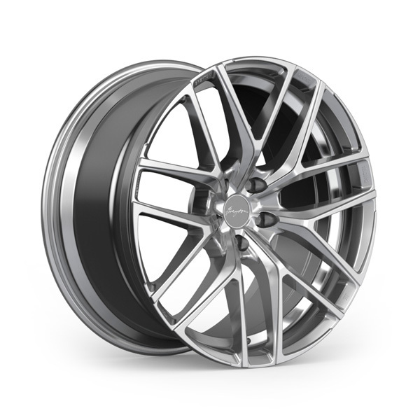 Breyton Hibonit 20" 8,5J ET35 + 10J ET38 5x112 Hyper Silver - obrazek 4
