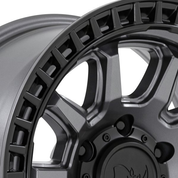 Black Rhino Calico 17" 8,5J ET34 5x114,3 Gunmetal with Matte Black Lip - obrazek 5