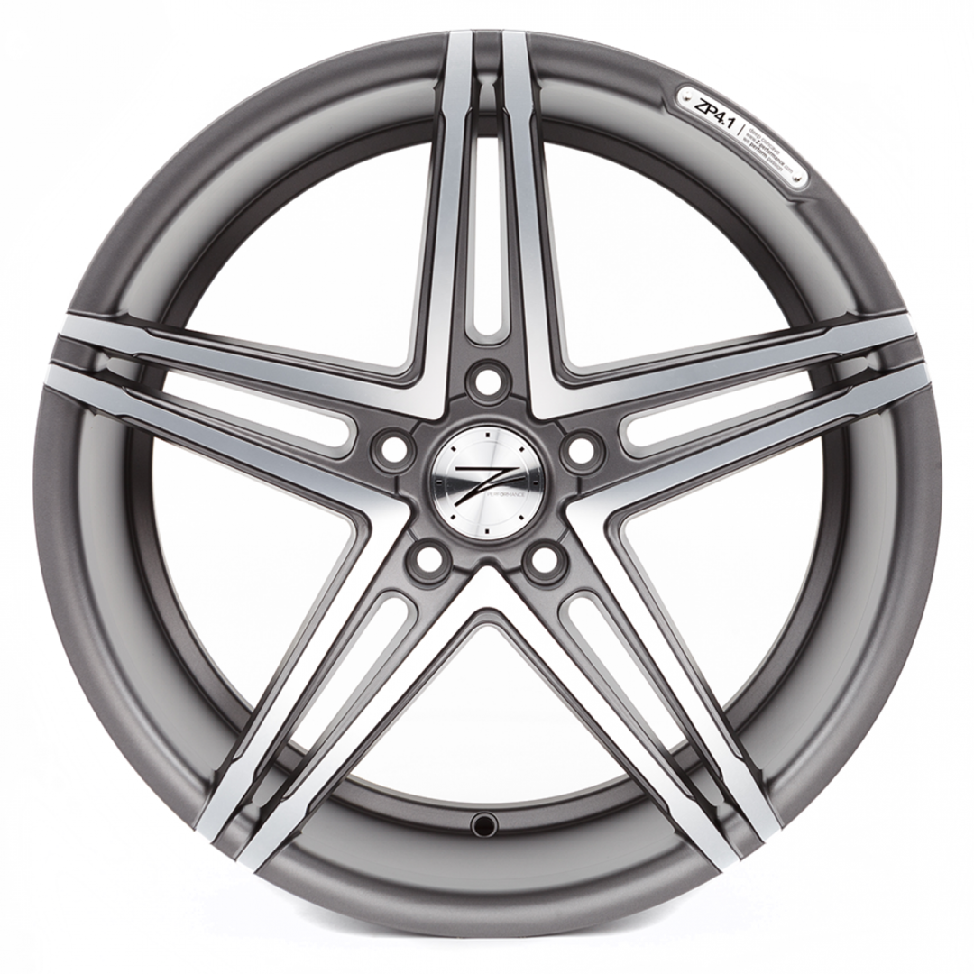 Z-Performance ZP4.1 19" 9J ET45 5x120 Matte Gunmetal Poliert - obrazek 5