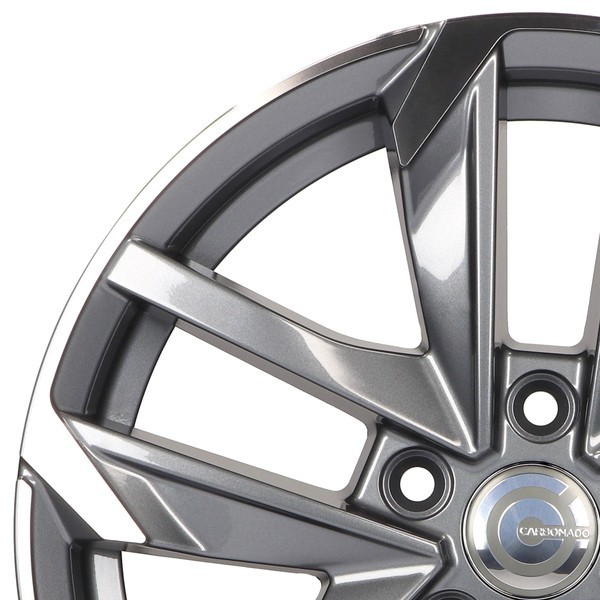 Carbonado Rennes 16' 7J ET45 5x108 Anthracite Front Polished - obrazek 5