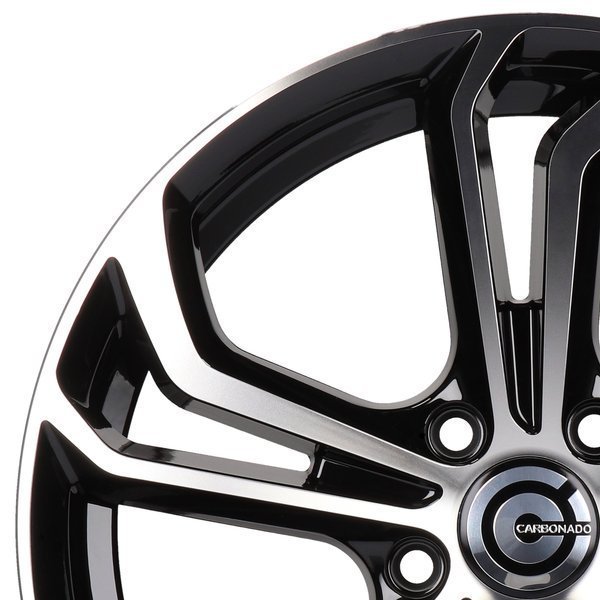 Carbonado Strength 17" 7,5J ET42 5x112 Black Front Polished - obrazek 5