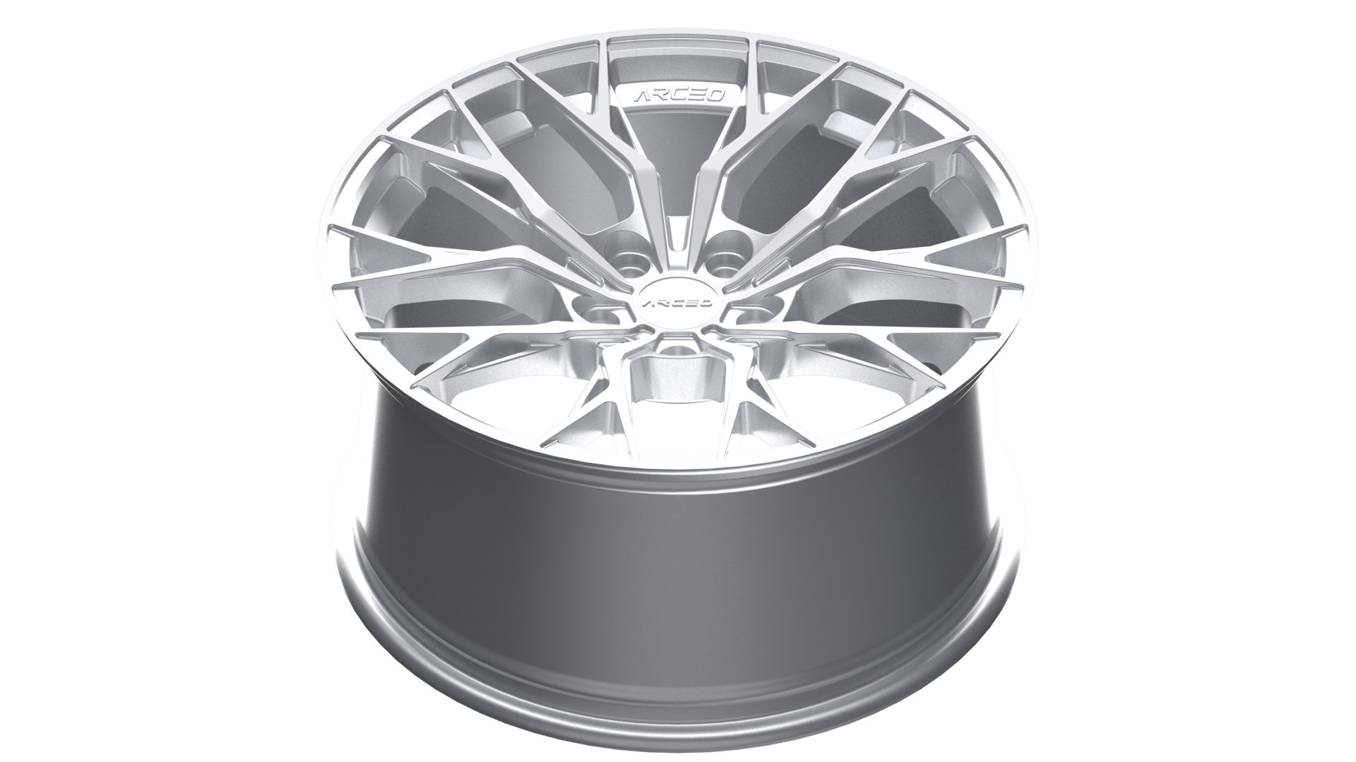 Arceo Roma 19" 8,5J ET35 + 9,5J ET42 5x114,3 Silver Diamond - obrazek 5