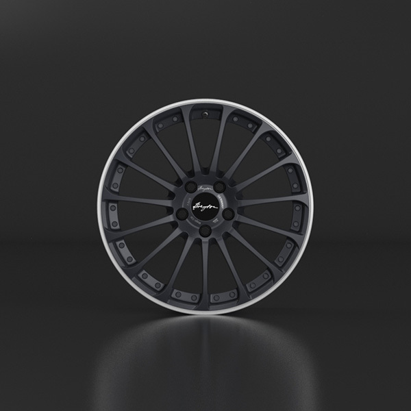 Breyton Magic CW 19" 8,5J ET35 5x112 Matt Grey with Polished Lip - obrazek 5