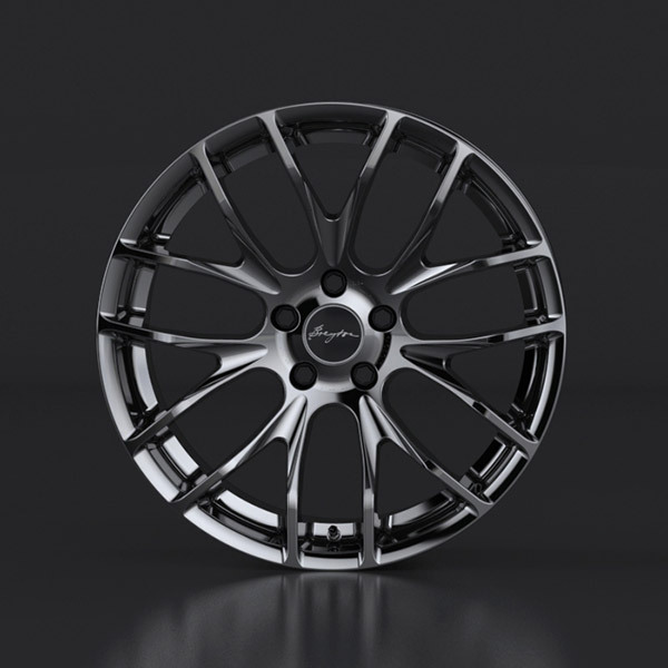 Breyton Race GTS 20" 8,5J ET35 + 10J ET35 5x120 Glossy Black - obrazek 5