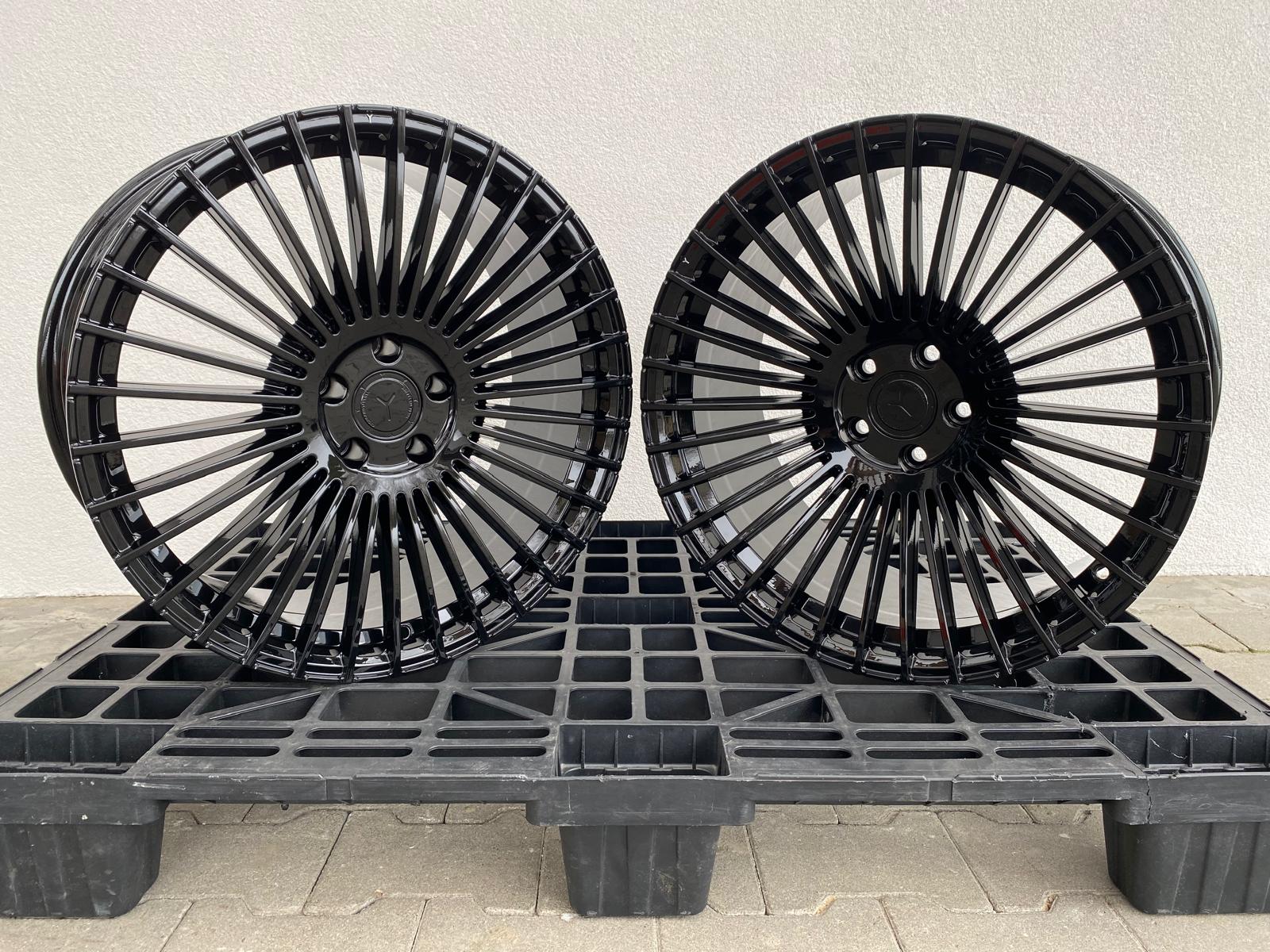 Yanar Wheels UTC-030 20" 9J ET28 + 10J ET40 5x112 Gloss Black - obrazek 2