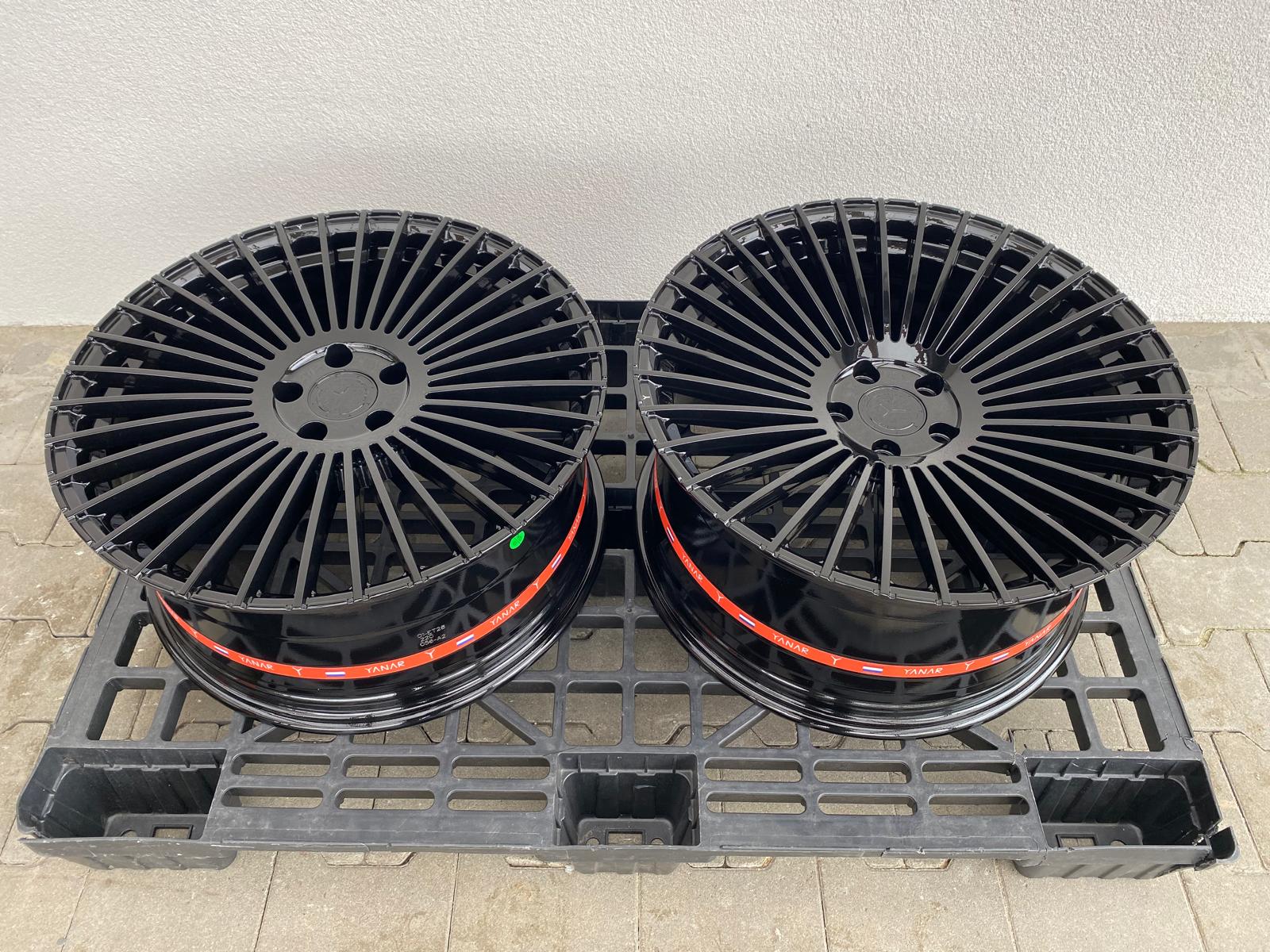 Yanar Wheels UTC-030 20" 9J ET28 + 10J ET40 5x112 Gloss Black - obrazek 5