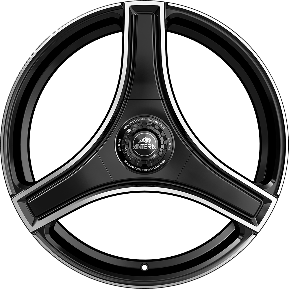 Antera A123 22" 10,5J ET35 5x112 Piano Black Diamond