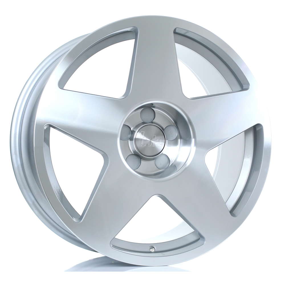 BOLA B10 19" 9,5J ET42-45 5x98-5x120 Silver Polished Face