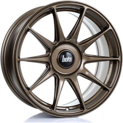 BOLA B15 17" 8J ET35-45 4x98-5x120 Gloss Bronze
