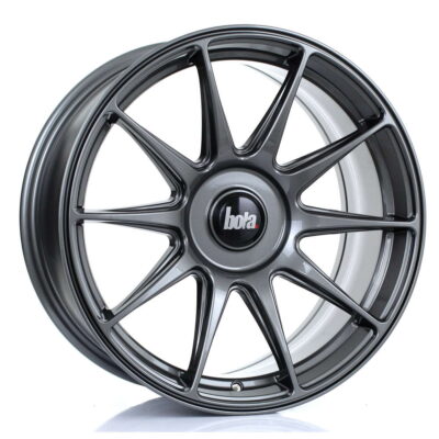 BOLA B15 17" 8J ET35-45 4x98-5x120 Gloss Gunmetal