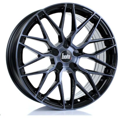 BOLA B17 19" 9,5J ET25-45 5x98-5x130 Black Smoke