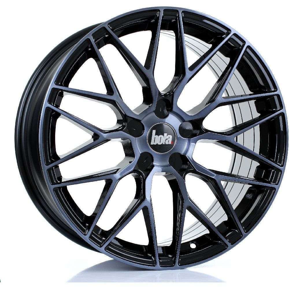 BOLA B17 19" 9,5J ET25-45 5x98-5x130 Black Smoke