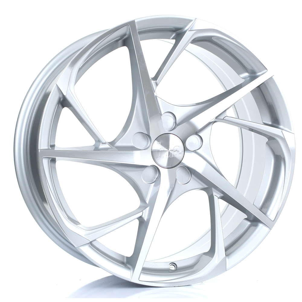 BOLA B18 19" 9,5J ET25-45 5x98-5x120 Silver Polished Face