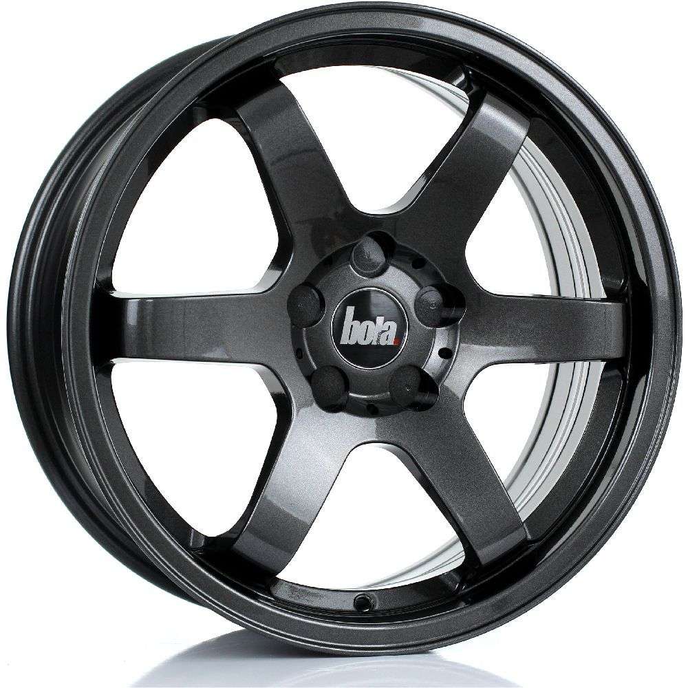 BOLA B1R 17" 7,5J ET40-45 4x98-5x114,3 Gloss Gunmetal