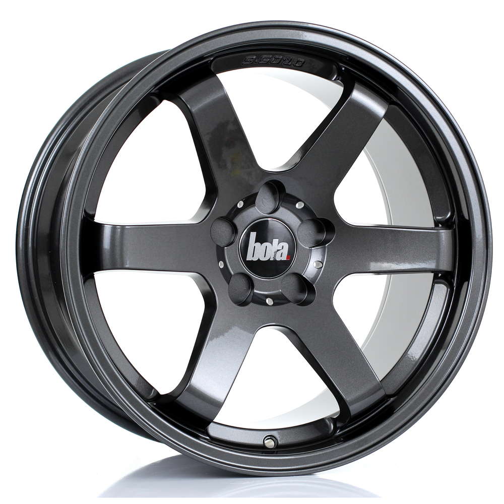 BOLA B1 18" 8,5J ET30-45 5x98-5x130 Gloss Gunmetal