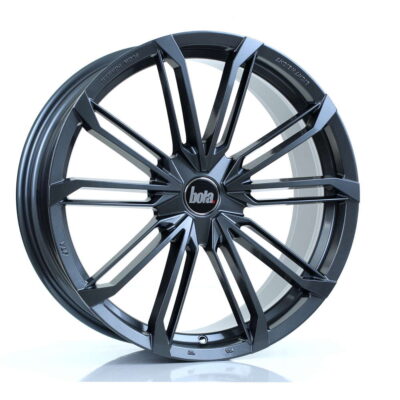 BOLA B23 20" 8,5J ET38-ET45 5x98-5x120 Gloss Gunmetal