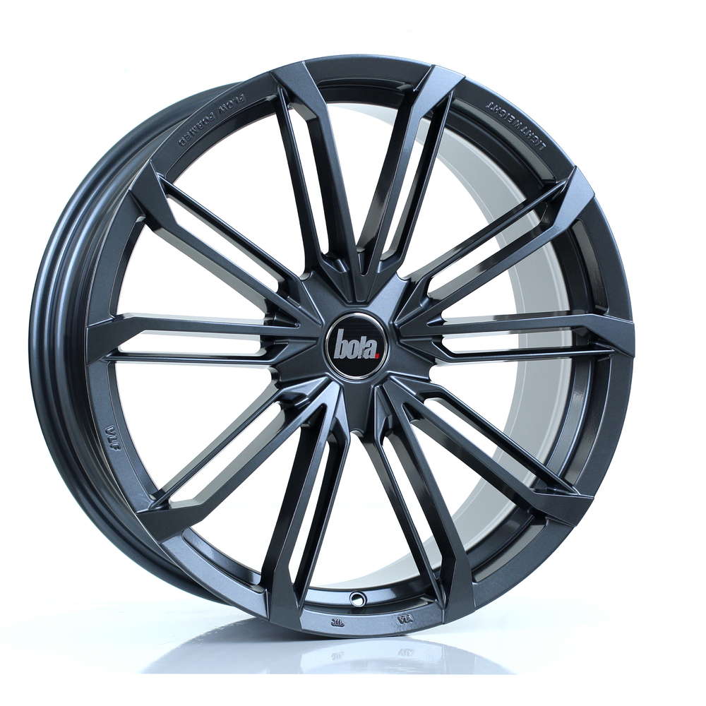 BOLA B23 20" 8,5J ET38-ET45 5x98-5x120 Gloss Gunmetal