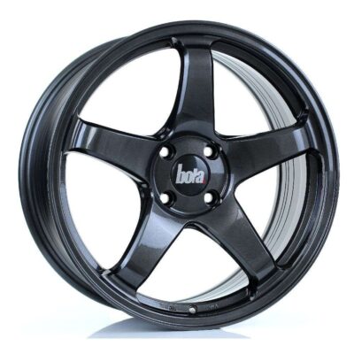BOLA B2R 18" 8J ET40 4x108 Gloss Gunmetal